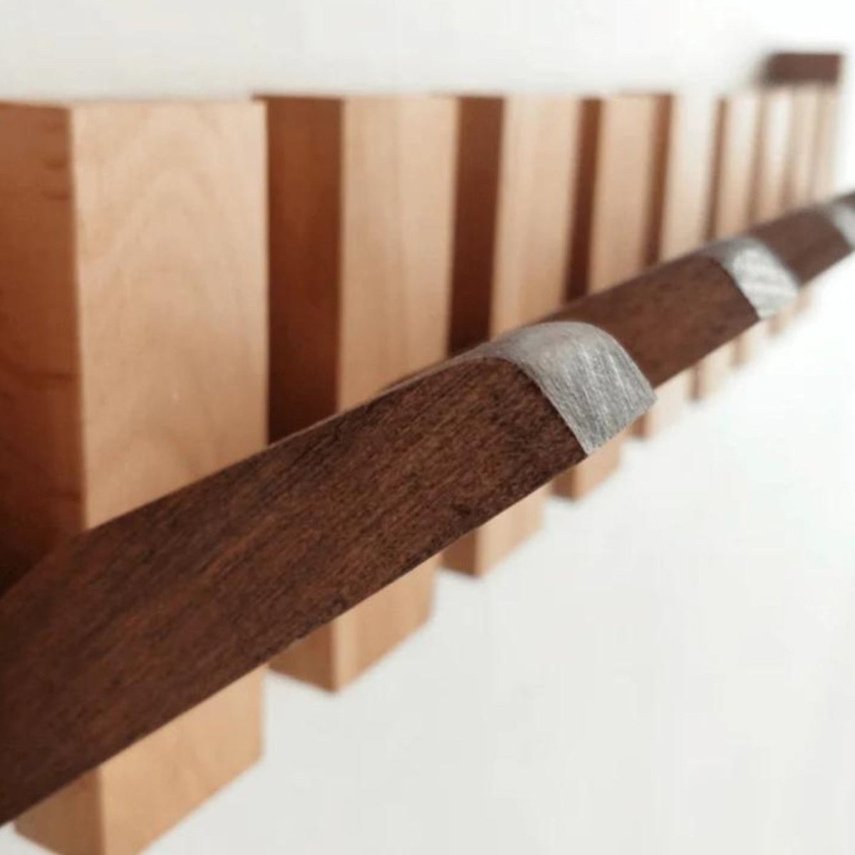 Handcrafted Wooden Piano Coatrack | Unique Design with 4-10 Hooks for Hallway, Bedroom & Office Storage