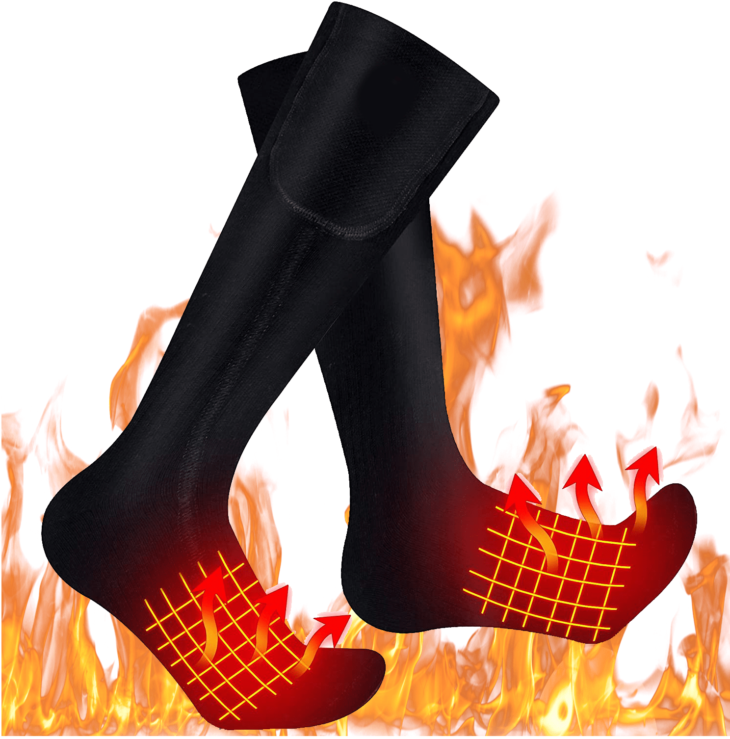 Rechargeable Heated Socks #2024 Upgraded 10+ Hours Long Lasting Heat