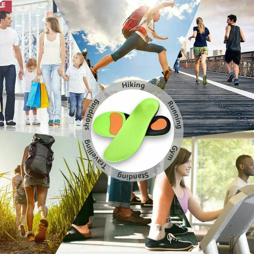 Orthotic Shoe Insoles - #2025 Upgraded 3 Point Arch Orthopedic Insoles