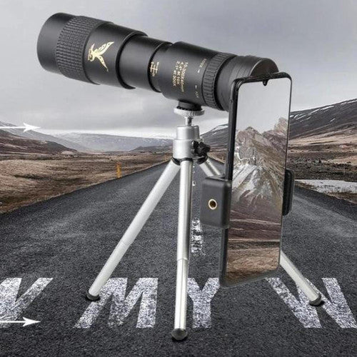 High-Power Waterproof Monocular Telescope with 10x Magnification for Bird Watching, Hiking, and Outdoor Adventures