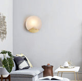 LED Marble Wall Light Fixture - Nordic Minimalist Design for Modern Home Decor & Ambient Lighting