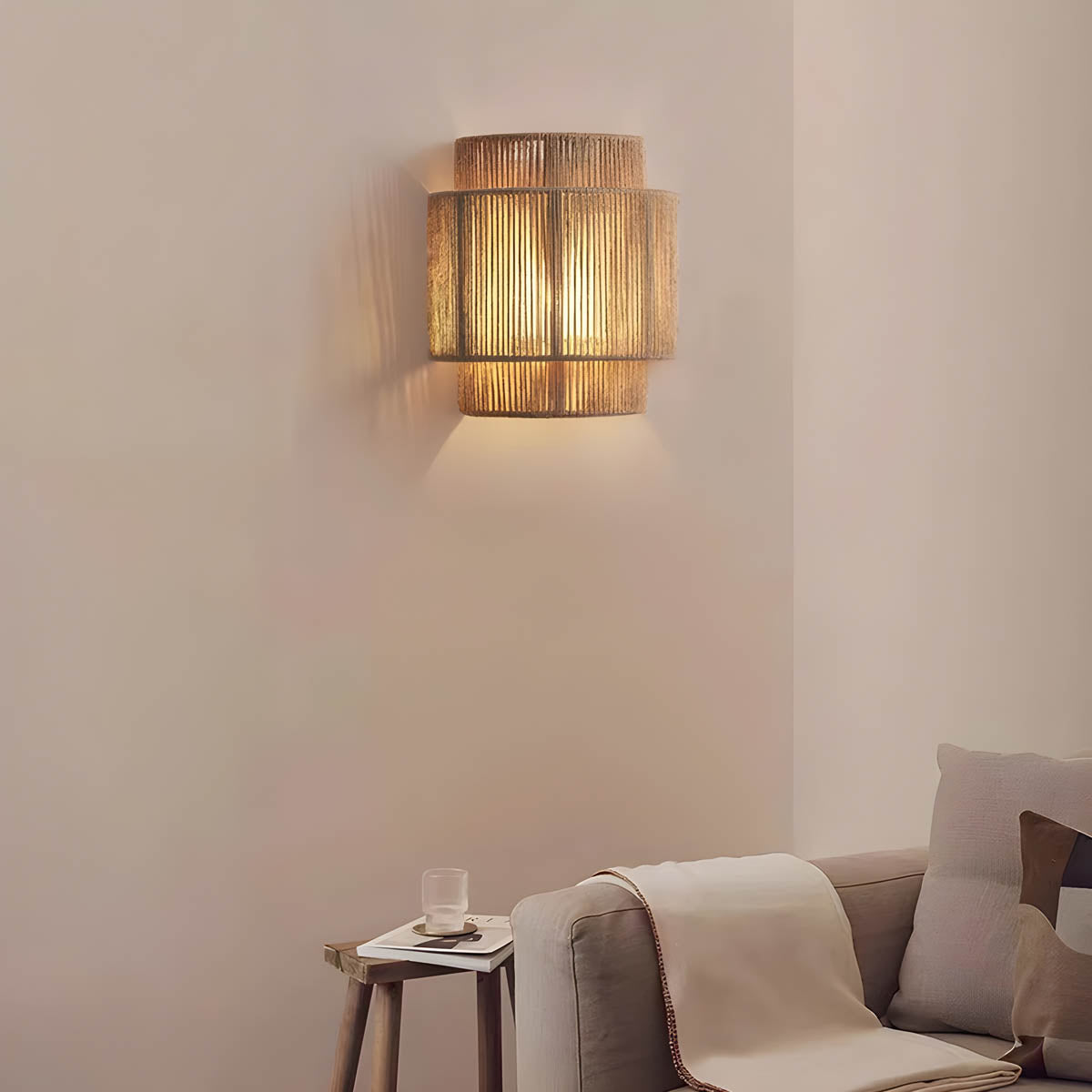 LED Wall Light Fixture - Modern Design with Adjustable Brightness - Ideal for Living Room, Bedroom & Hallway Lighting