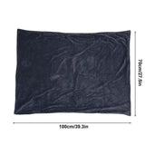 Electric Warming Heated Throw Over and Under Blanket Poncho with Fleece