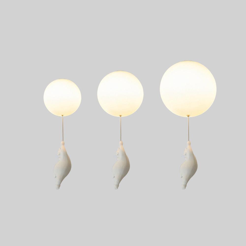 SkyDream - Pendant Lamp for Children with Bear and Balloon