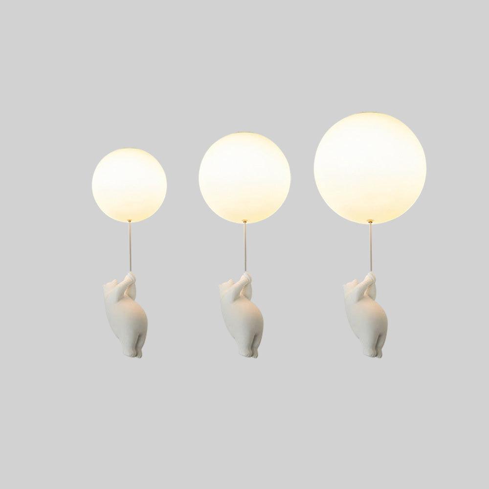SkyDream - Pendant Lamp for Children with Bear and Balloon