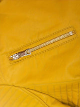 Women’s Leather-Look Short Motorcycle Jacket – Casual & Versatile Coat