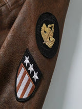 Men’s Faux-Fur Lined Leather Biker Jacket – Winter Streetwear