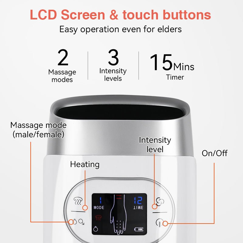 Electric Hand Massager with Compression – Relief for Arthritis & Hand Pain