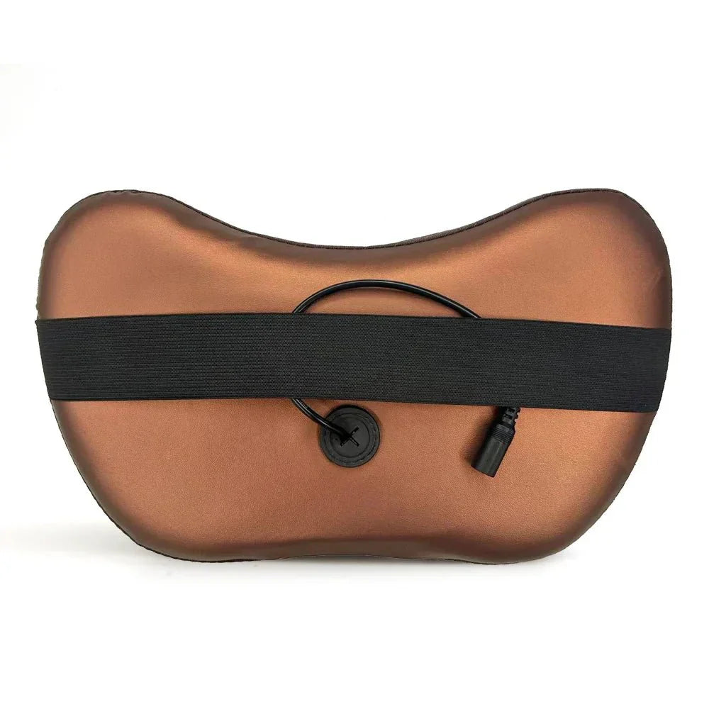 Heated Neck & Back Massager Pillow | Muscle Relaxation & Pain Relief