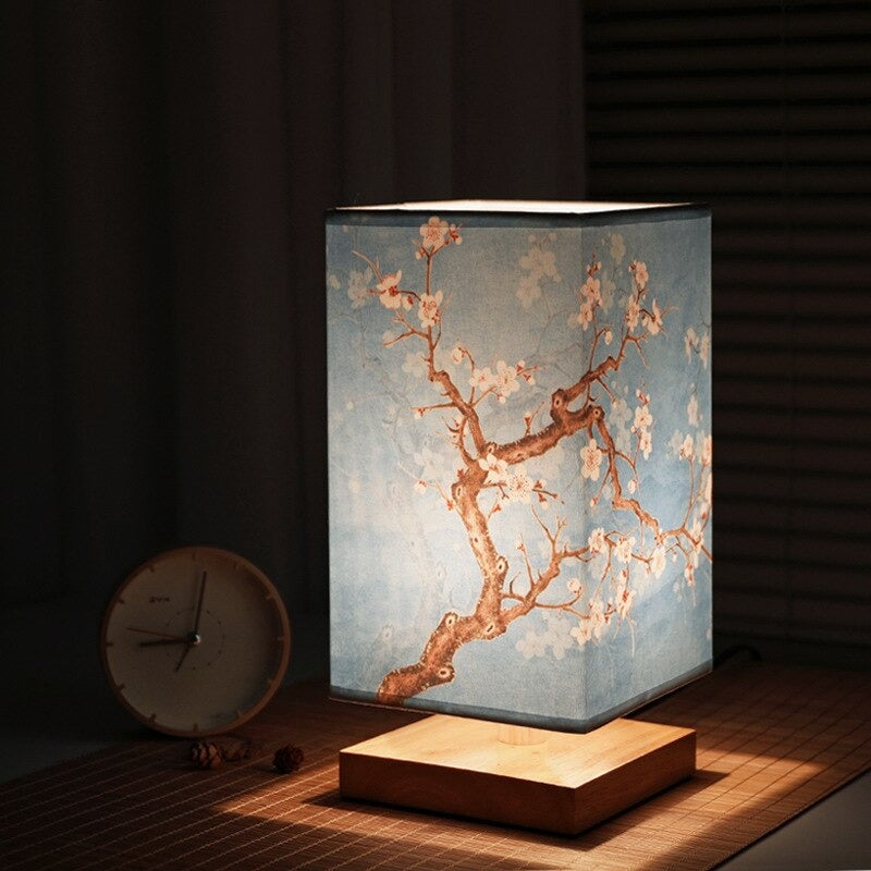 Vintage Japanese Table Lamp – Perfect for Creating a Soothing Bedroom Mood