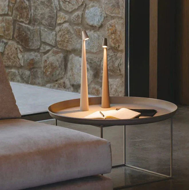 LED Wireless Mood Lamp - Nordic Minimalist Design for Reading & Dining Use