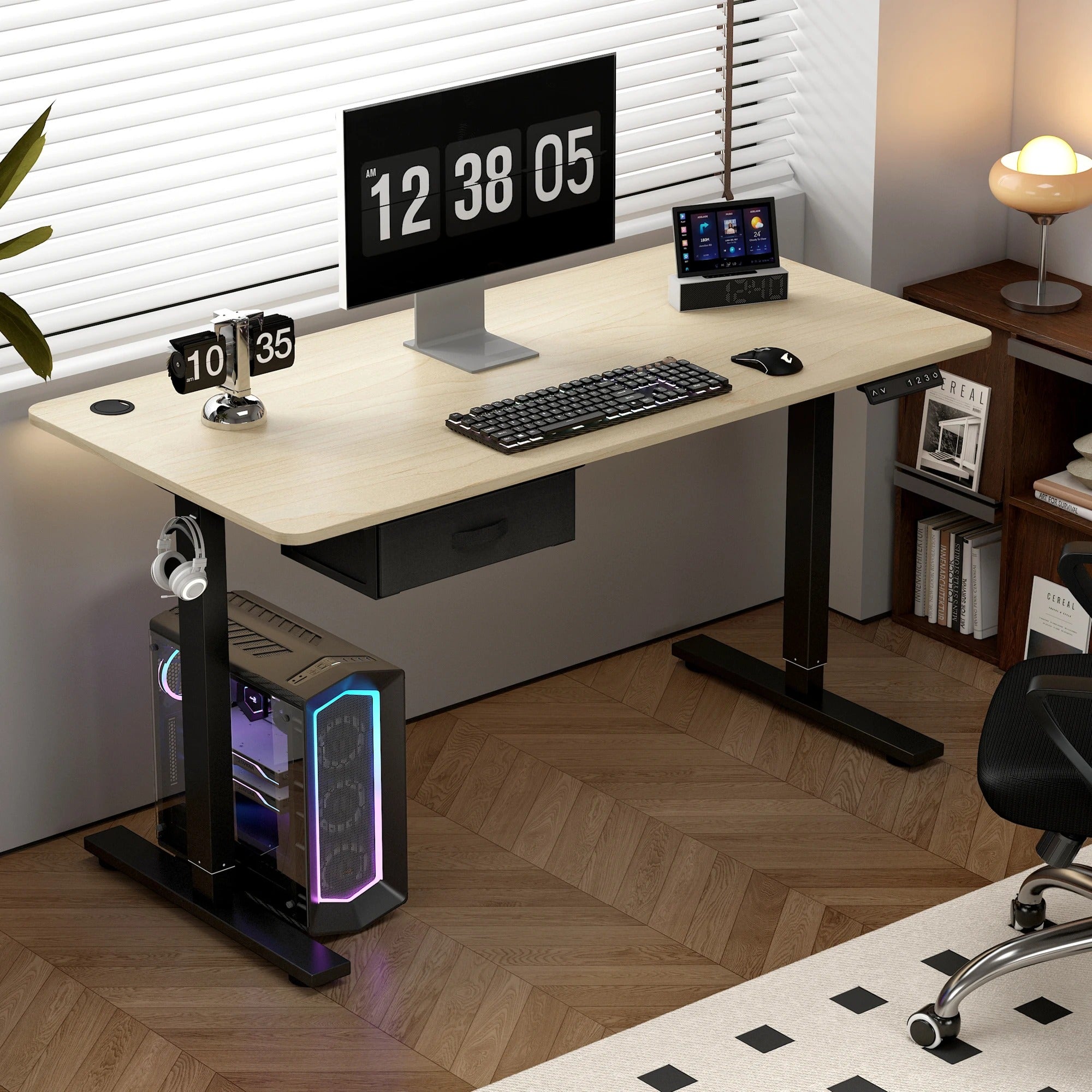 Electric Standing Desk – Height Adjustable Desk for Home Office