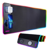 Wireless Charging Desk Mat | RGB Dual Charging Pad for iPhone, Keyboard & Mouse, Premium Desk Mat