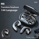 Live Translator Earbuds - Real-Time Two-Way Communication in 144 Languages and Music