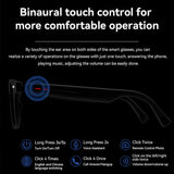 Smart Glasses with Blue Light Filter | Waterproof, Bluetooth Call & Music Functionality for Everyday Use