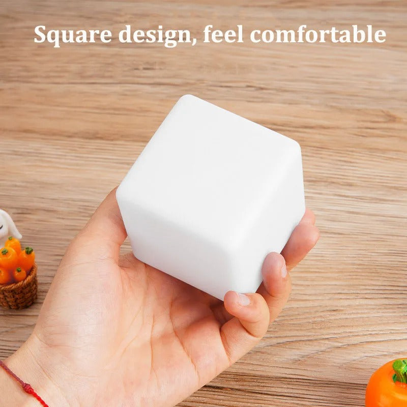 LED Cube Lamp - Modern Square Lamp with Ambient Lighting
