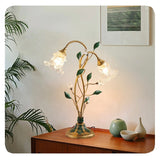 LED French Flower Table Lamp - Decorative Lighting Fixture for Living Room & Bedroom Decor