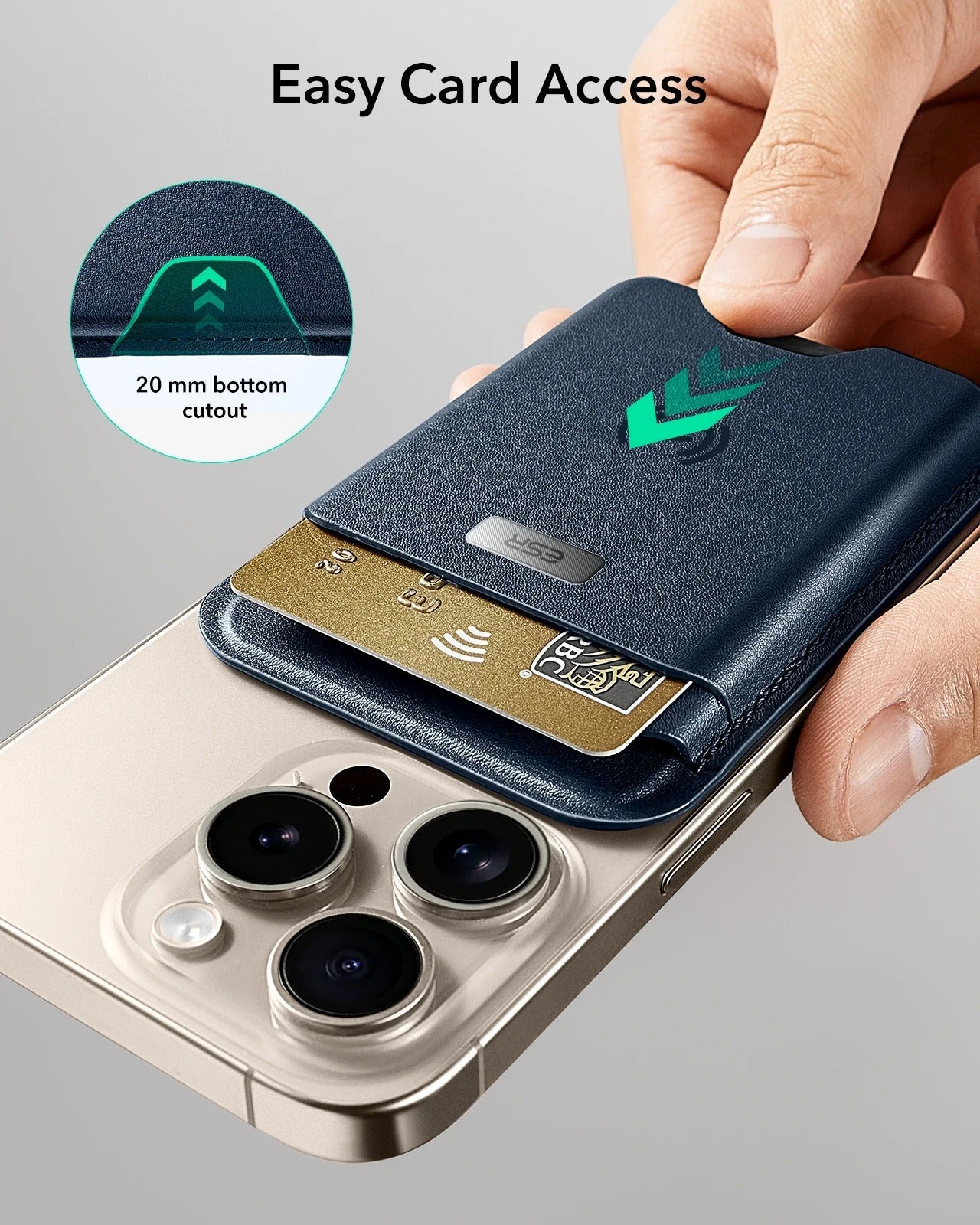 MagSafe Wallet with Find My Functionality - 5 Cards Holder