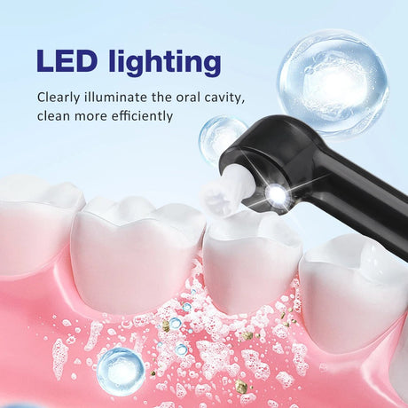 5-in-1 Wireless Teeth Polisher & Tartar Remover | Cordless, Adjustable Speed & Ideal for At-Home Oral Care