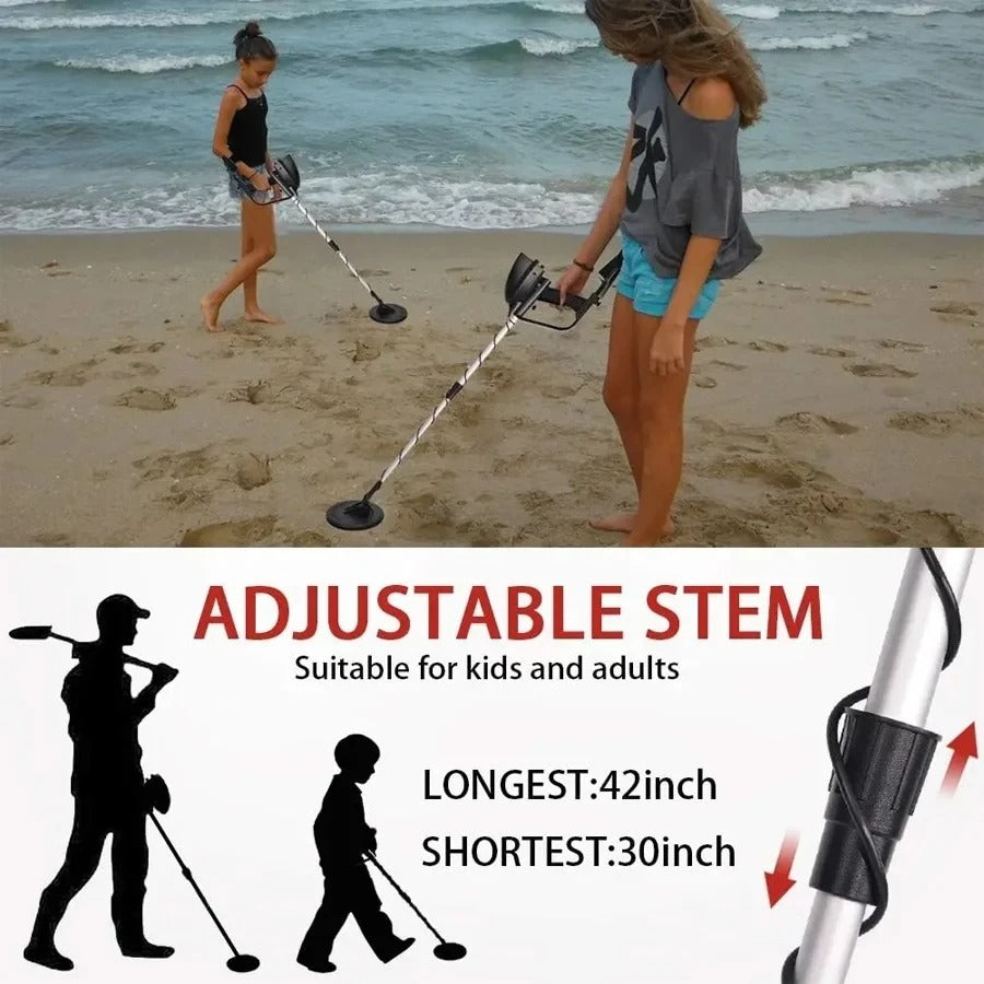 Professional Underground Metal Detector - High Accuracy for Gold Detecting & Treasure Hunting