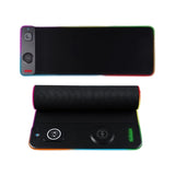 Wireless Charging Desk Mat | RGB Dual Charging Pad for iPhone, Keyboard & Mouse, Premium Desk Mat
