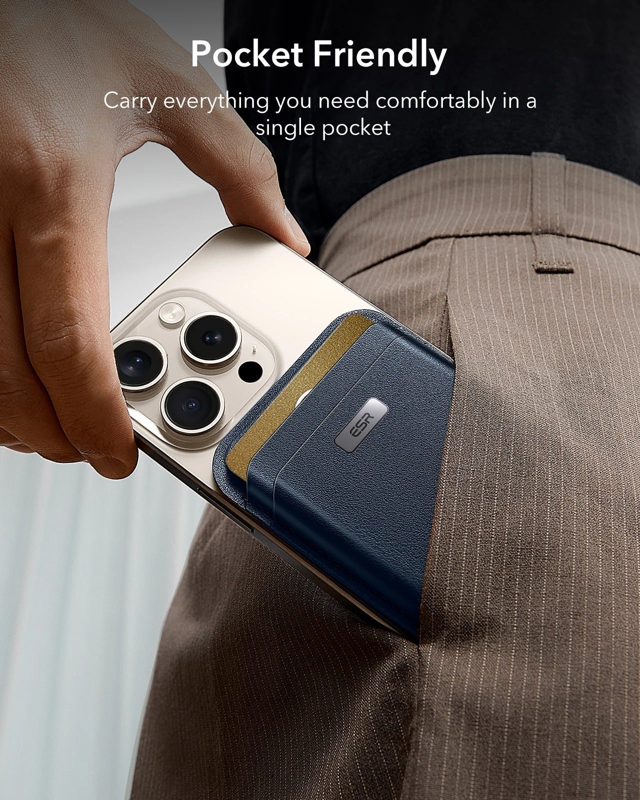 MagSafe Wallet with Find My Functionality - 5 Cards Holder