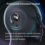 Live Translator Earbuds - Real-Time Two-Way Communication in 144 Languages and Music