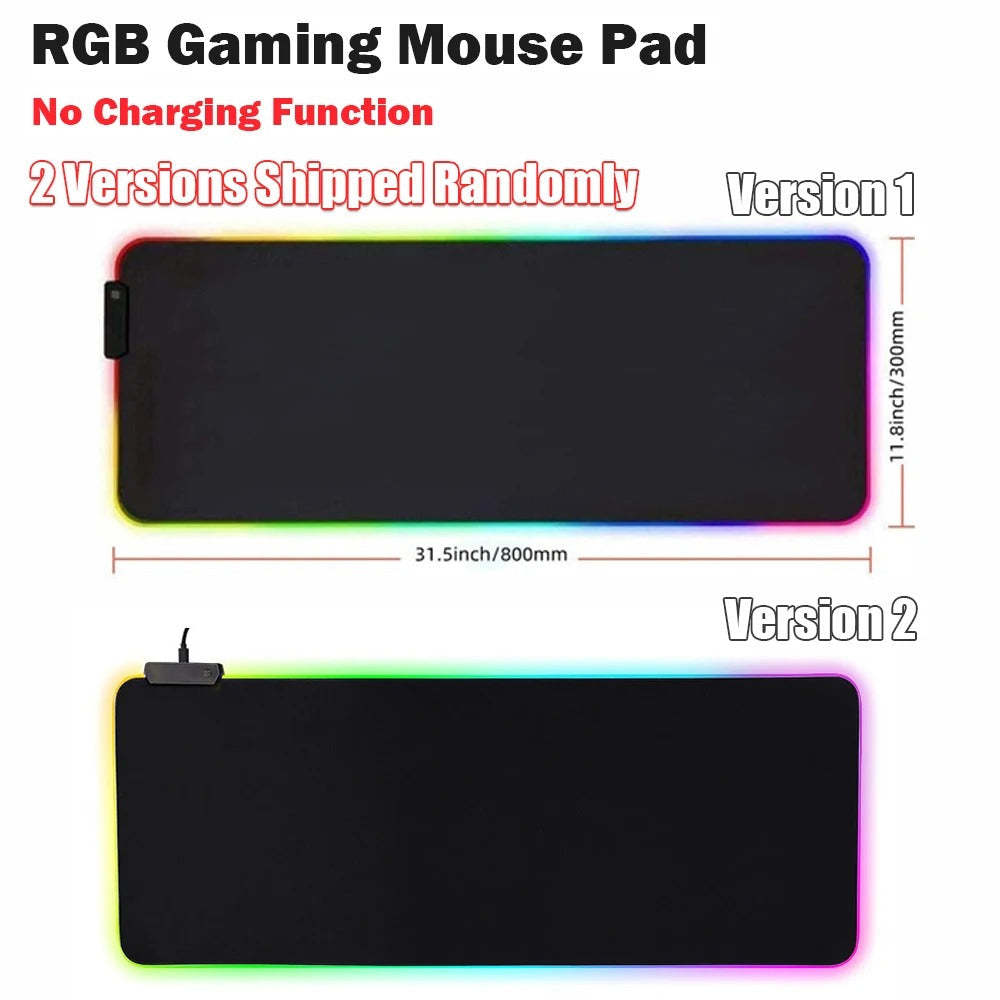 Wireless Charging Desk Mat | RGB Dual Charging Pad for iPhone, Keyboard & Mouse, Premium Desk Mat