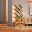 Everwood™ | Vertical Bookcase | Space-Saving Wooden Shelf for Home & Office Storage