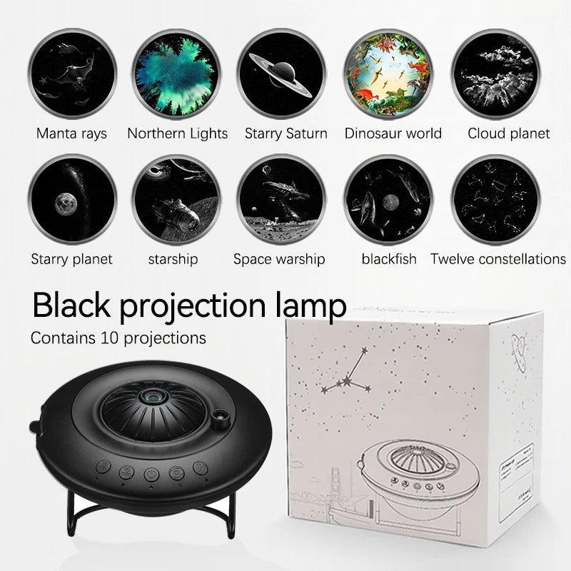 Galaxy Projector with Planetarium Effects for Home Theater, Kids Room, and Night Sky Ambiance