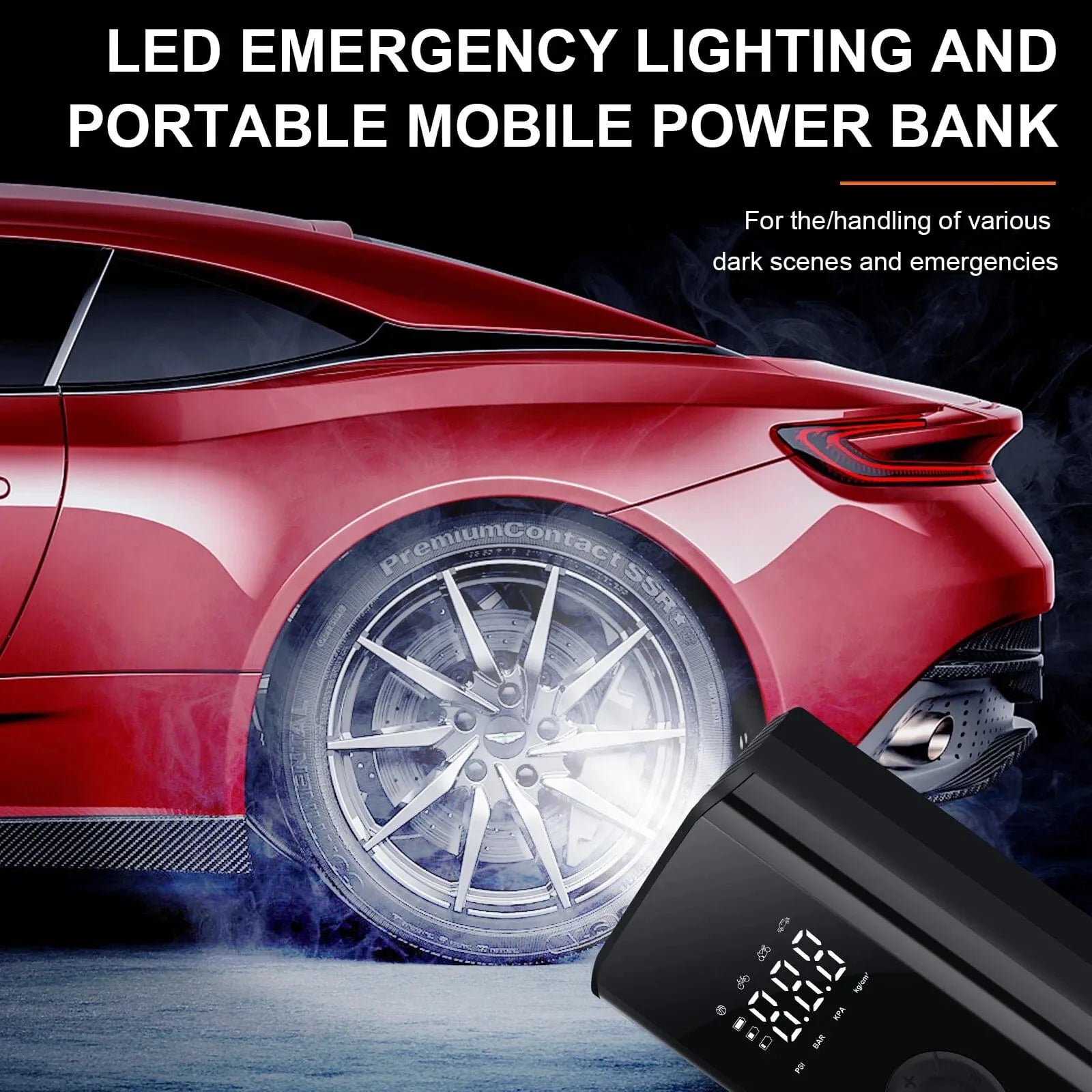 Portable Tire Inflator - #2025 Upgraded 150 PSI Portable Air Pump