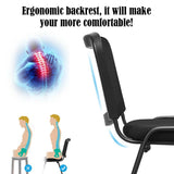 5 Pcs Stackable Conference Chairs with Mesh Back, Ergonomic Office Waiting Room Guest Reception Chairs