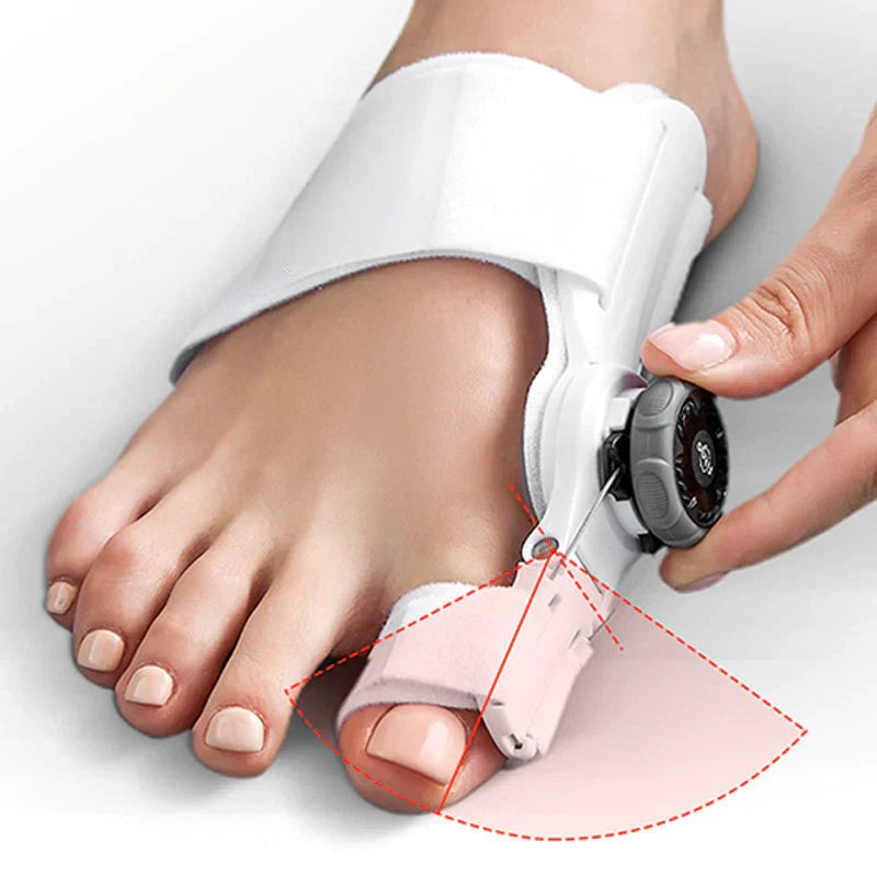 BunionGuard™ | Bunion Corrector for Pain Relief & Alignment | Adjustable Orthopedic Support for All Foot Sizes