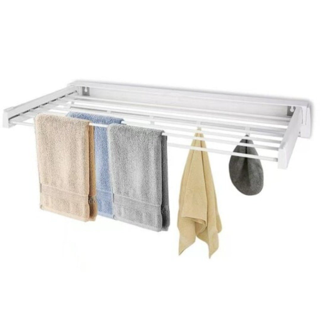 AetherDry™ | Foldable Wall-Mounted Drying Rack | Space-Saving Laundry Solution for Efficient Drying in Small Spaces