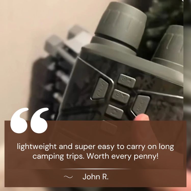 Infrared Night Vision Binoculars | HD Clarity, 305m Range & Ideal for Wildlife Observation and Home Security