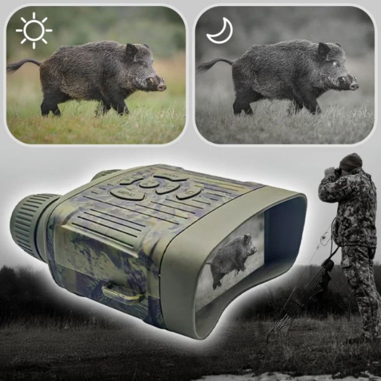 Infrared Night Vision Binoculars | HD Clarity, 305m Range & Ideal for Wildlife Observation and Home Security