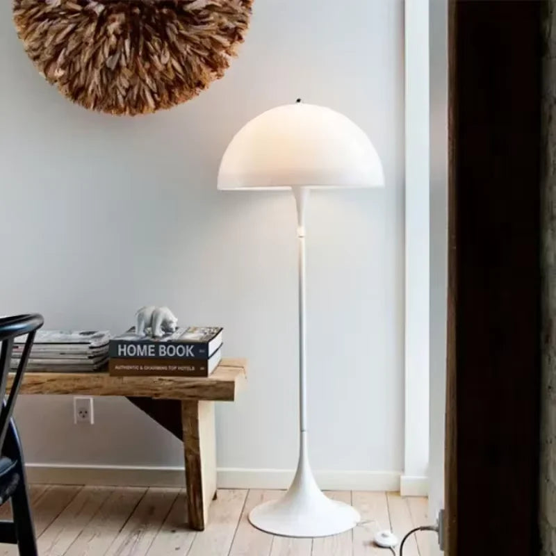 LED Mushroom Floor Lamp - Nordic Danish Design - Modern Lighting for Living Room & Bedroom
