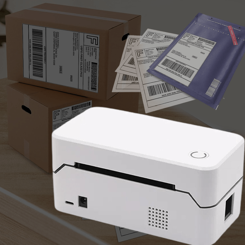 Shipping Label Printer - #2024 Upgraded Wireless Thermal Label Printer