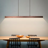 Modern LED Dining Table Chandelier – Nordic Style Long Hanging Light for Restaurant & Office