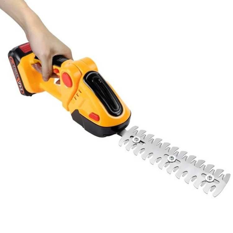 Cordless Hedge & Shrub Trimmer | 2-in-1 Cutting Heads, Lightweight & Ergonomic for Effortless Garden Maintenance