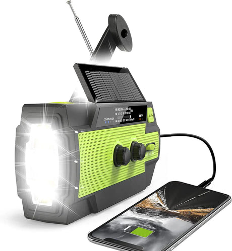 TrailBlazer Emergency Solar Radio + FREE Off Grid Survival Course ($97 Value)