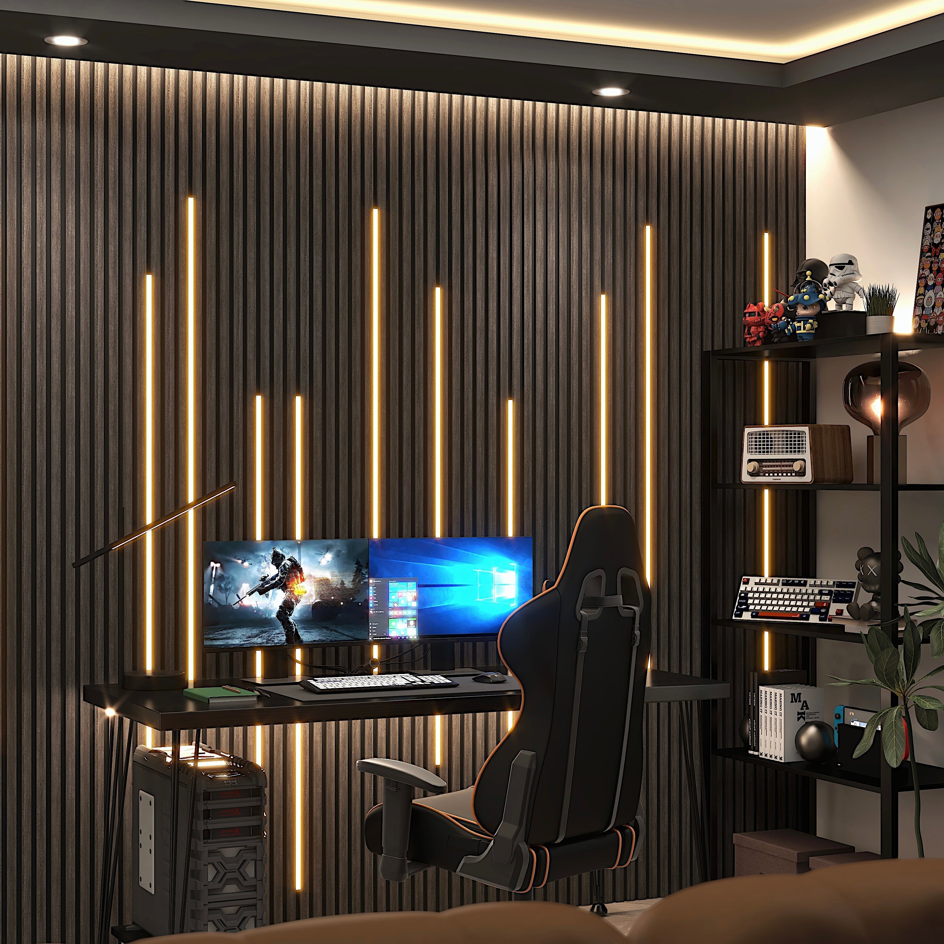 Acoustic Wooden Wall Slat Panel