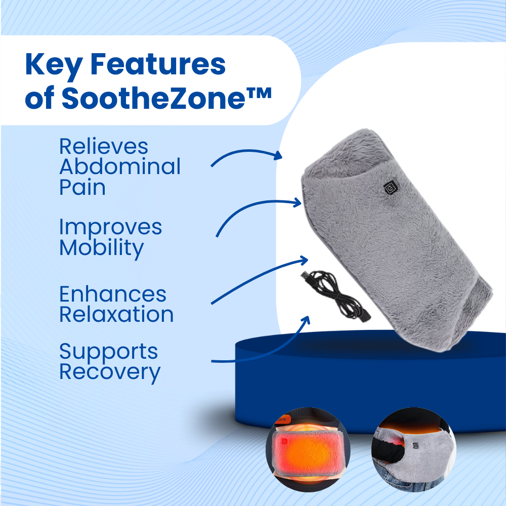 SootheZone Stomach Heating Belt