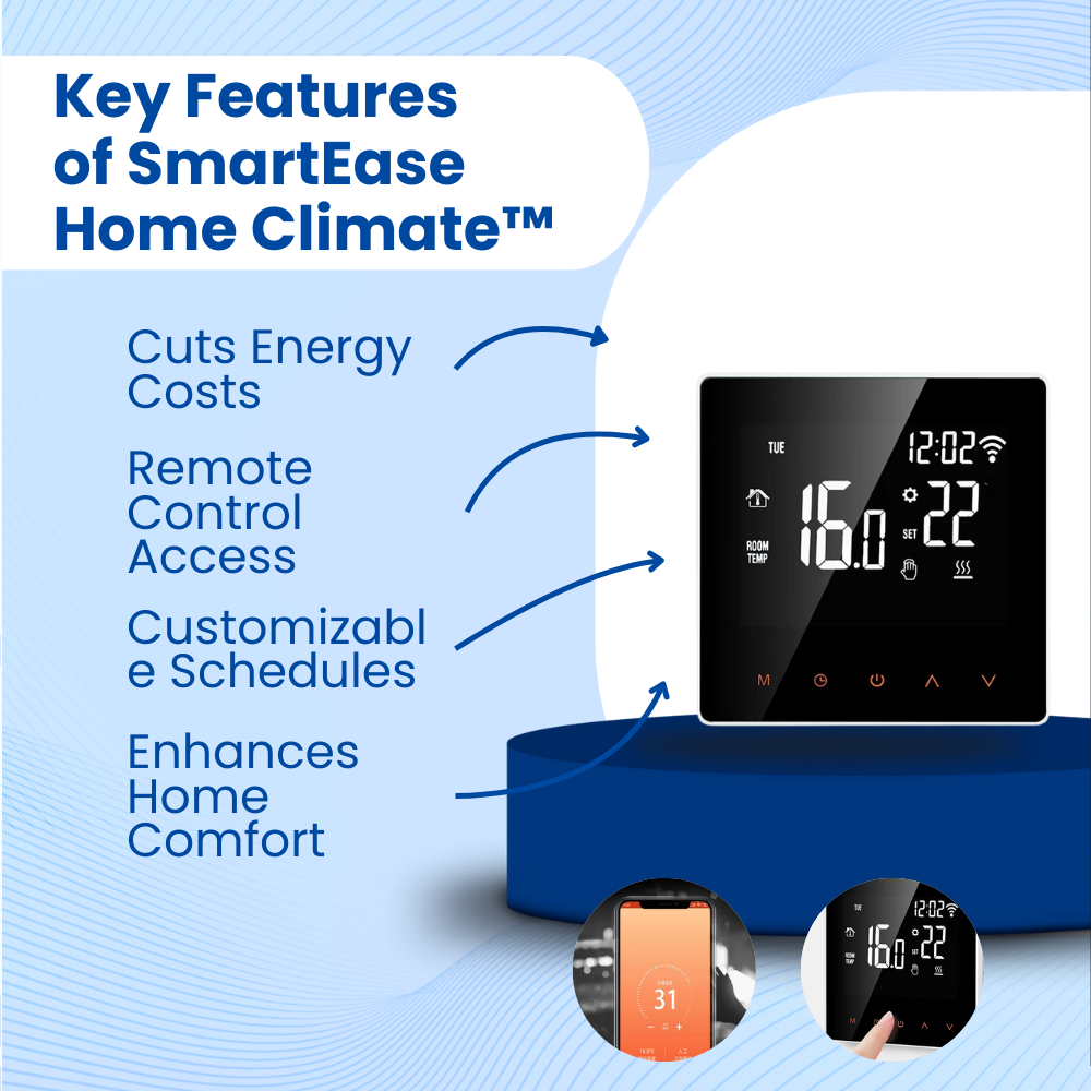 SmartEase Home Climate - Wi-Fi Thermostat