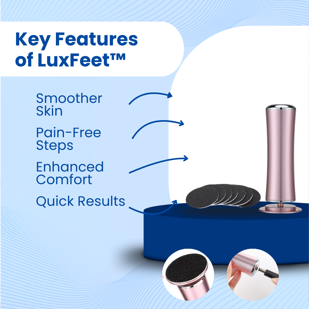 LuxFeet Foot Callus Removal