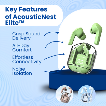 AcousticNest Elite - Bluetooth Earphones