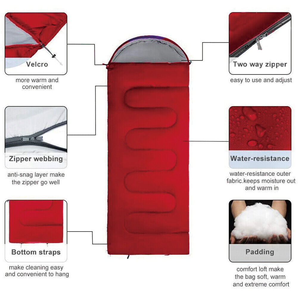 Waterproof Adult Camping Hiking Sleeping Bag