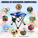 Folding Outdoor Camping Stool with Carry Bag: Portable Chair for Camping and Fishing