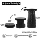 Telescopic Camping Stool - Portable Outdoor Chair for Fishing and Camping
