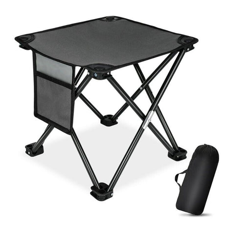 Folding Outdoor Camping Stool with Carry Bag: Portable Chair for Camping and Fishing